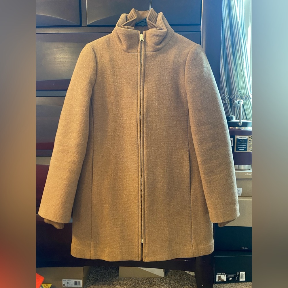 JCREW womens lodge coat size 2